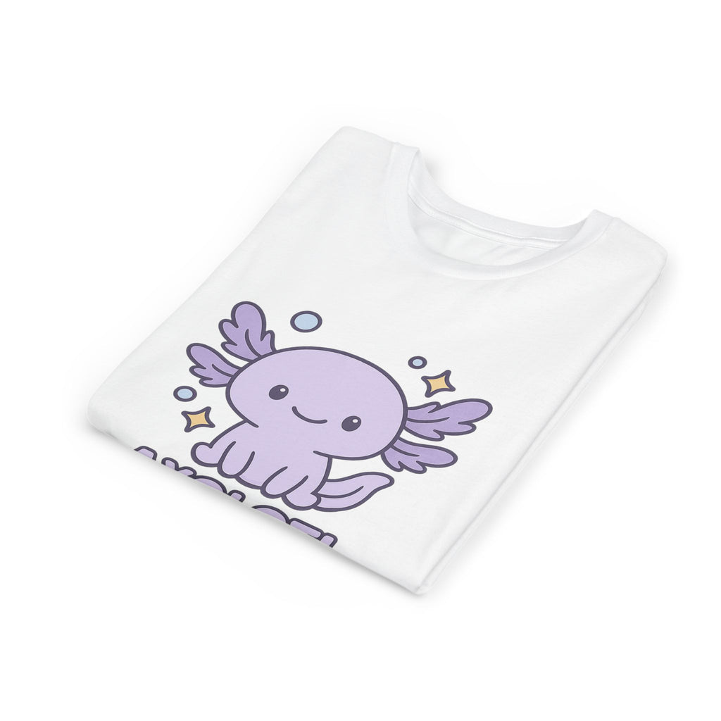 Axolotl Bestie Youth Tee — Cute Purple Axolotl Kids Shirt