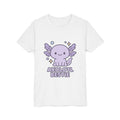 Axolotl Bestie Youth Tee — Cute Purple Axolotl Kids Shirt